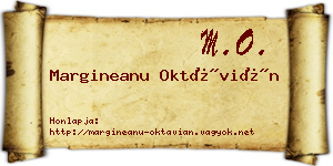 Margineanu Oktávián névjegykártya
